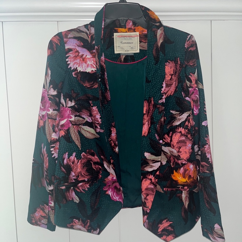 Floral Green Jacket